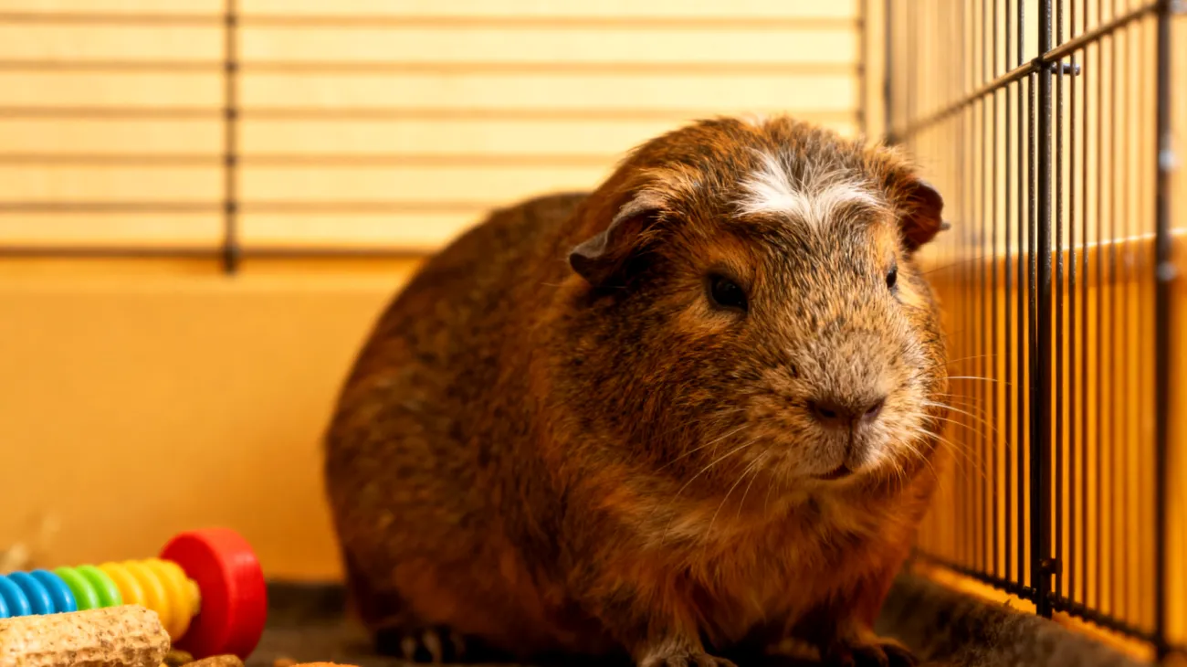 Ältere Meerschweinchen zeigen oft nachlassende Lernfähigkeit und Motivation beim Training, während gleichzeitig ihre körperlichen Einschränkungen berücksichtigt werden müssen"
